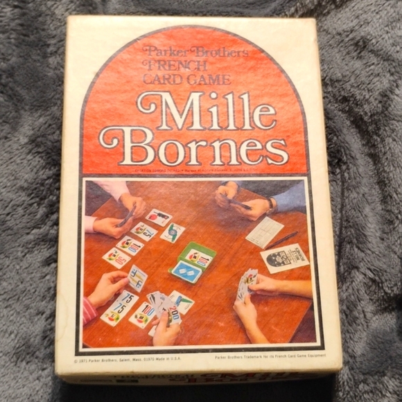 Vintage Parker Bros. French Card Game- Mille Bornes - Picture 1 of 3
